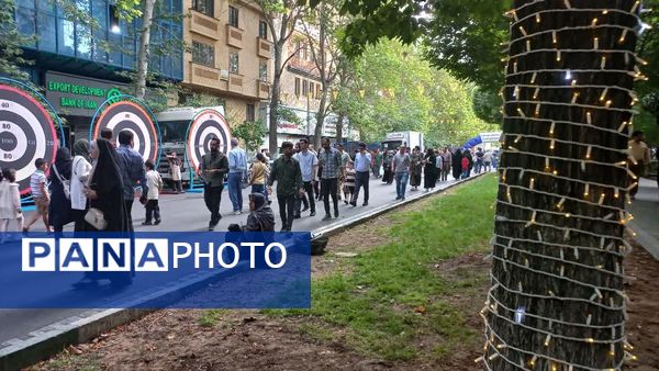 تهران در لباس سبز تولد امام رضا (ع) 