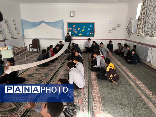 گرامیداشت ایام فاطمیه در دبیرستان خاتم الانبیا خاتم