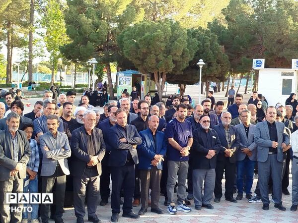 گرامیداشت چهلمین روز شهادت پاسدار محمد صادق نظافتی در کاشمر