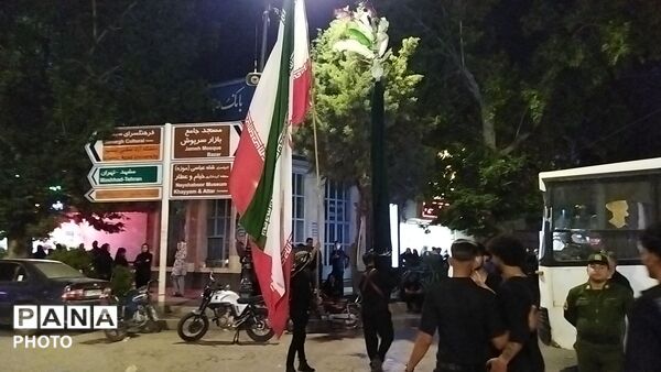 گذری بر فعالیت هیئت متحده مسجد پنج تن باغنو در شب عاشورا 