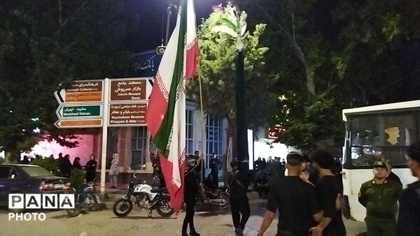 گذری بر فعالیت هیئت متحده مسجد پنج تن باغنو در شب عاشورا 