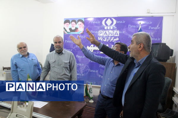 بازدید رئیس اداره خدمات آموزش و پرورش استان بوشهر از سازمان دانش‌آموزی استان