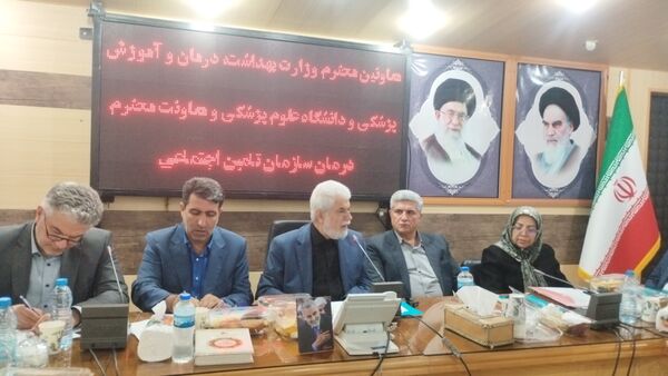 حضور معاونان وزارت بهداشت و مسئولان کشوری در شهرستان قروه