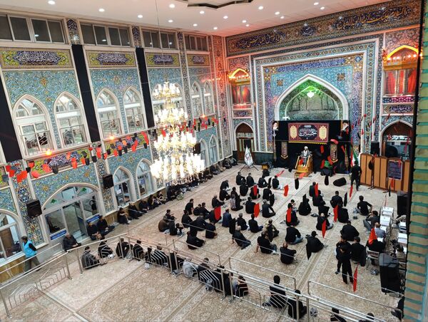 مراسم عزاداری امام حسین (ع) در شب تاسوعای حسینی 