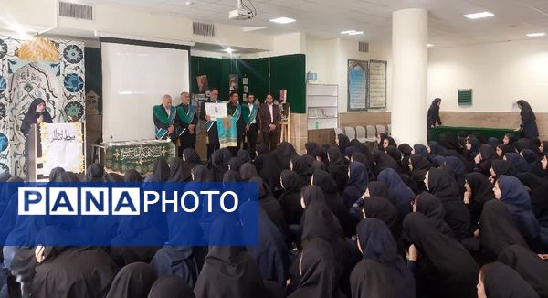 حضور خدام افتخاری مسجد جمکران در هنرستان نمونه میرجلیلی