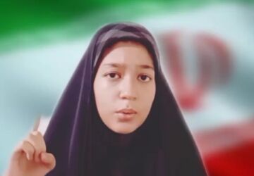 رجزخوانی انگلیسی دختری از مکتب زینب(س) 