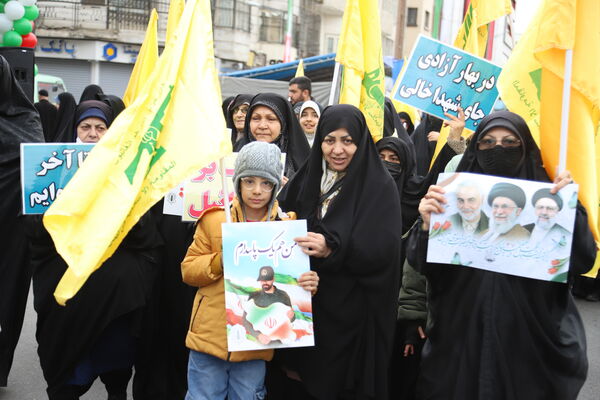 راهپیمایی باشکوه ۲۲ بهمن در قاب تصویر