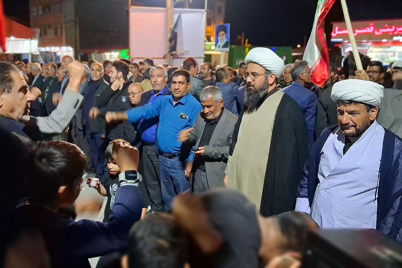 باشت غرق در سوگ و بیعت،وداع با امام و پیمان با رهبر