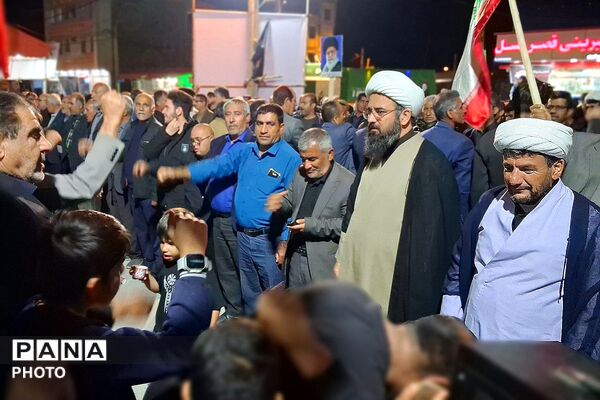 باشت غرق در سوگ و بیعت،وداع با امام و پیمان با رهبر