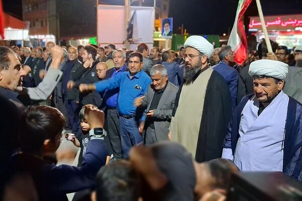 باشت غرق در سوگ و بیعت،وداع با امام و پیمان با رهبر