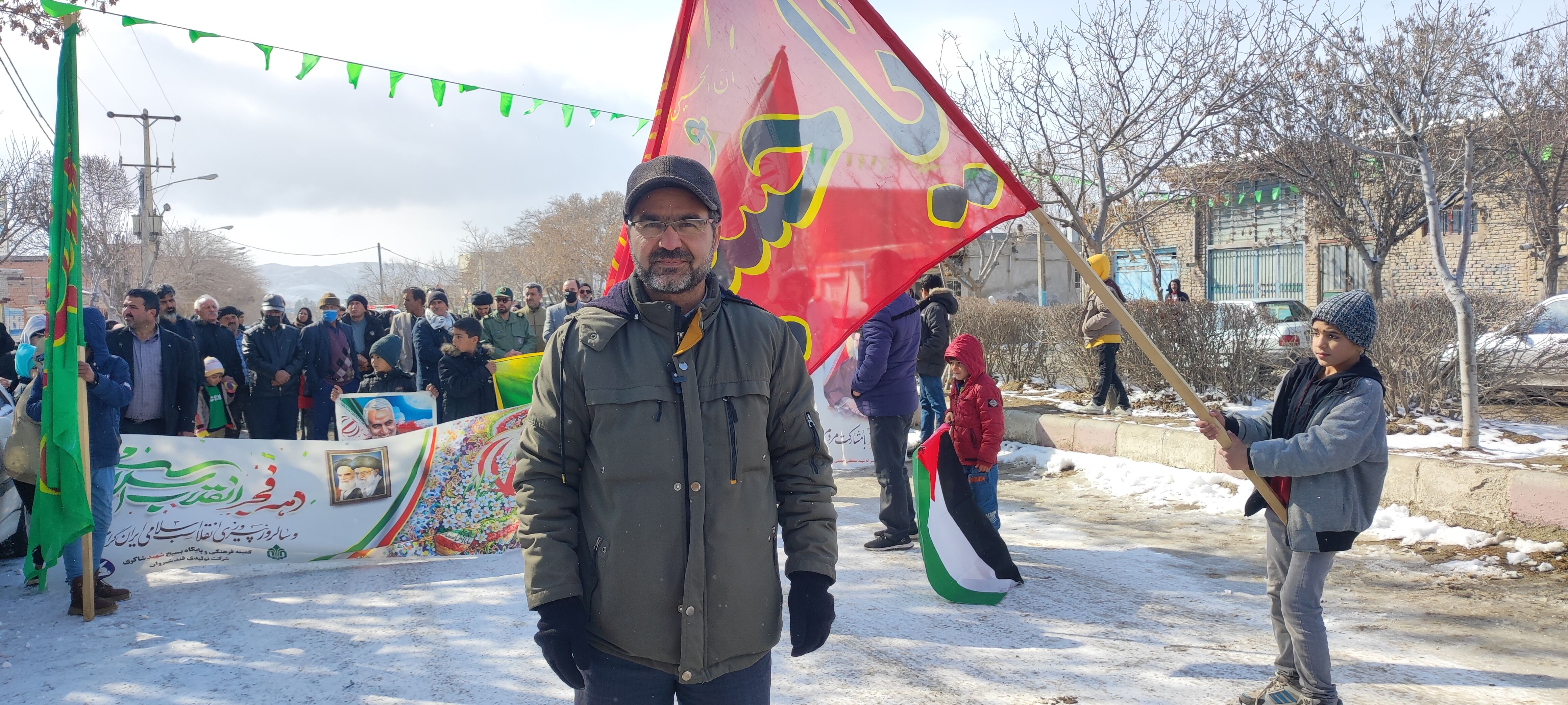 راهپیمایی ۲۲بهمن در روستای اسلام آباد شیروان
