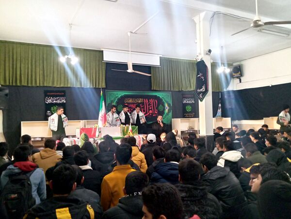 استقبال از شهید گمنام  در دبیرستان شاهد امام ابوذرغفاری 
