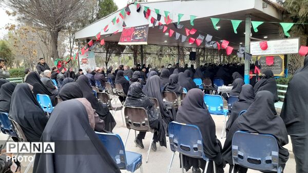 تشییع سردار محمدحسن شمس بر دستان مردم نظرآباد