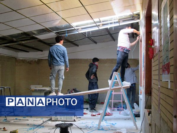 اجرای عملیات عمرانی در مدرسه‌ ابتدایی روستای مارکده