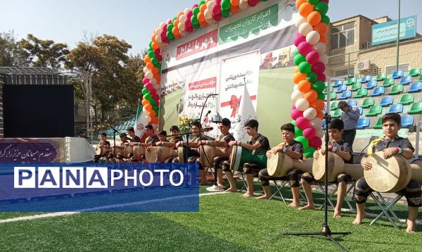 اعزام کاروان تجهیزات ورزشی-بهداشتی مهر با نشاط خراسان رضوی