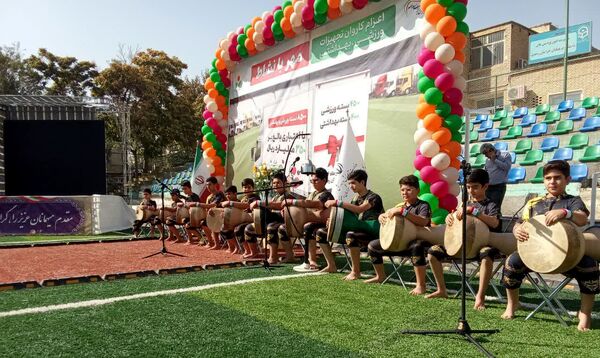 اعزام کاروان تجهیزات ورزشی-بهداشتی مهر با نشاط خراسان رضوی