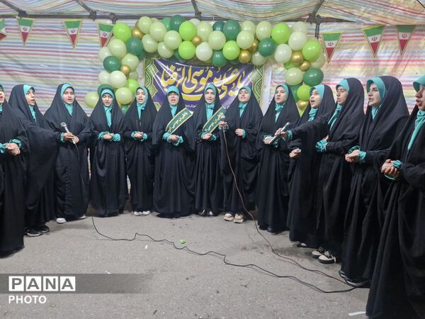جشن میلاد امام رضا(ع) در غرفه آموزش‌وپرورش مرند