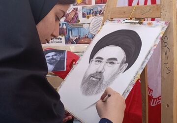 برپایی موکب عشق به یاد رهبر شهید