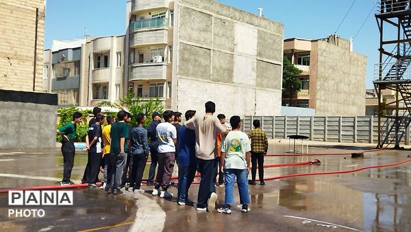 آخرین روز از دوره آموزش آتشنشانی داوطلب ویژه آقایان در نیشابورـ۲