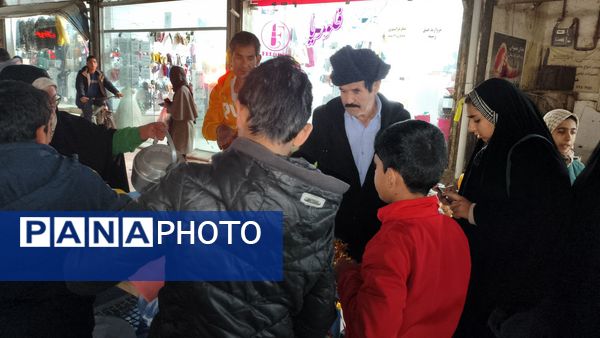 موکب مادرانه شنبه های ام البنینی در بازار  سرخس