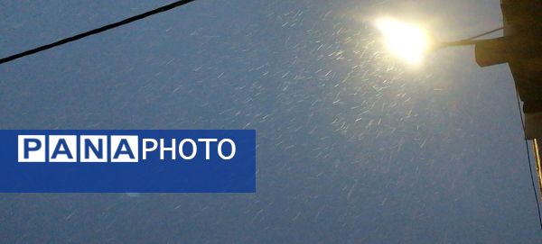 بارش برف پاییزی در شهرزیبای بار نیشابور 