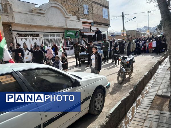 حضور پرشور مردم نسر در یوم‌الله ۲۲ بهمن؛ تجدید میثاق با آرمان‌های انقلاب