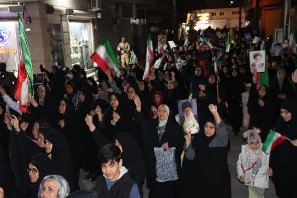 تجمع سوگواران رهبر شهید انقلاب و محکومیت حملات آمریکایی صهیونی در کهریزک
