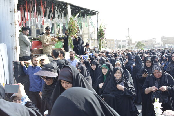 مراسم تشییع پیکر پاک شهید والامقام ابوالقاسم مهری در اسلامشهر