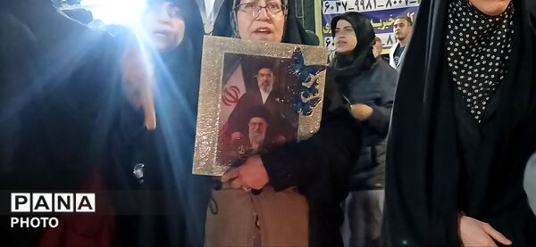 تجمع پرشور مردم ساوجبلاغ برای شکست رژیم صهیونی 