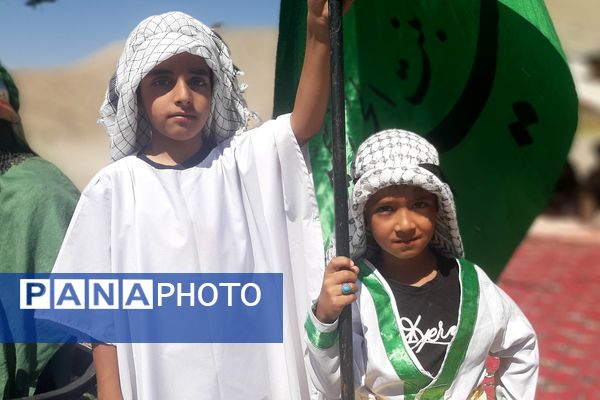 مراسم روز اربعین حسینی و تعزیه‌خوانی در شهر بار 