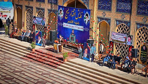 نمایش اقتدار بسیج با حضور مسئولین کشوری