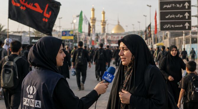 قدم‌به‌قدم تا بی‌نهایت؛ روایت دانش‌آموز خبرنگار کرمانشاهی از مسیر عاشقی در پیاده‌روی اربعین