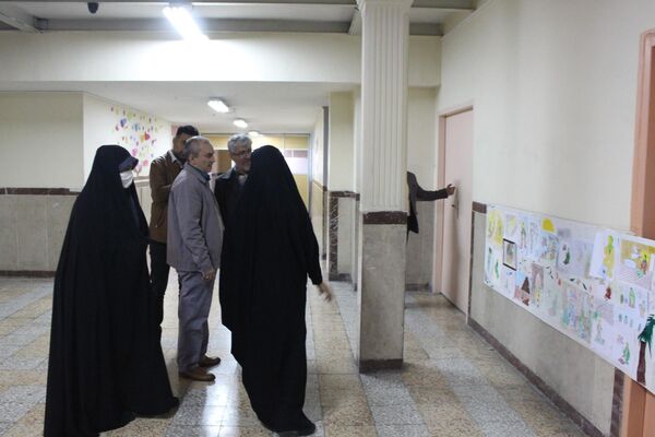  نمایشگاه هفته ماها در مدرسه امام موسی کاظم (ع)