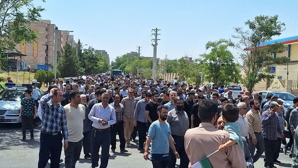  راهپیمایی مردم شهرستان اشتهارد علیه رژیم صهیونیستی 