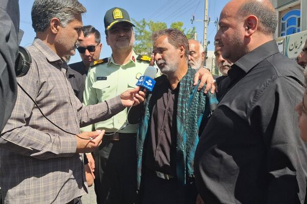 مراسم وداع با شهید امیرحسین مزینی در فریمان