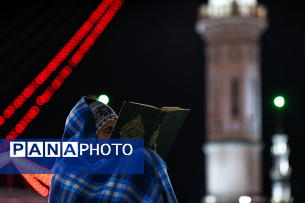 مراسم احیاء سومین شب قدر در مسجد مقدس جمکران