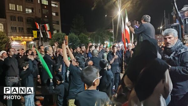 هفتمین شب از مراسم عزاداری امام حسین در حسینیه امام خامنه ای در قاب پانا