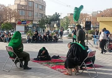 مراسم شبیه خوانی در آرامگاه بانو بی بی شطیطه 