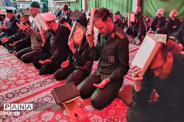 مراسم احیاء و عزاداری شب دوم قدر در مسجد جامع شهر بار نیشابور 