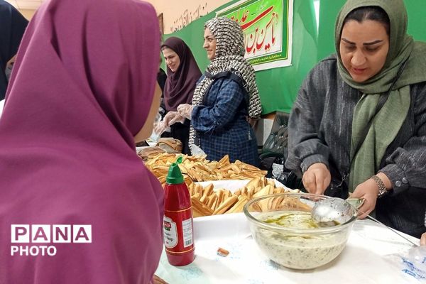 سفره احسان امام حسن مجتبی(ع) دردبستان شهید کلانتری بهارستان‌دو