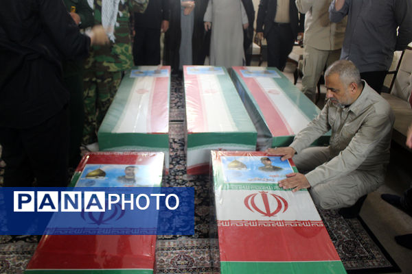 تشییع پیکرهای مطهر شهدای حملات رژیم صهیونیستی در قم