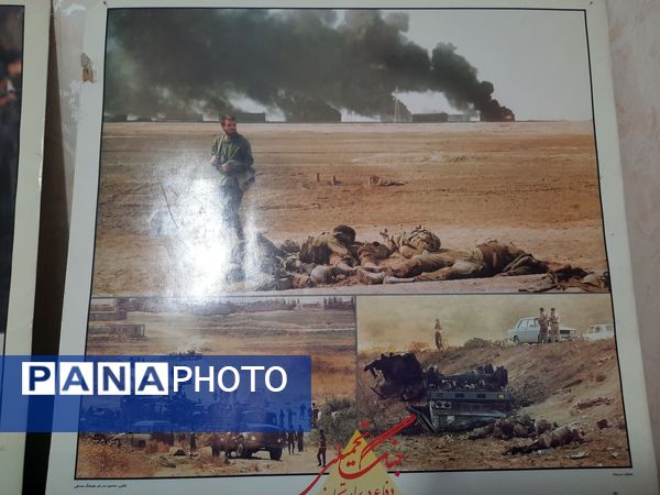 بزرگداشت یاد شهدای دفاع مقدس در دبستان دخترانه نوفل لوشاتو ناحیه سه