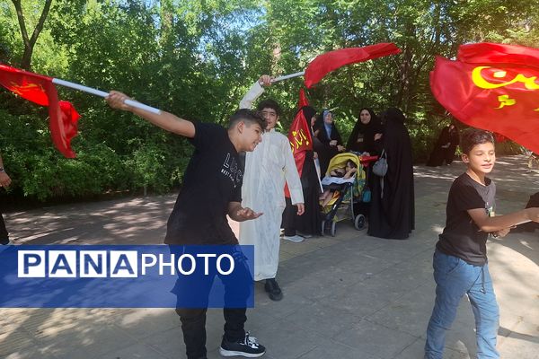 مراسم راهپیمایی جاماندگان اربعین حسینی در شیراز