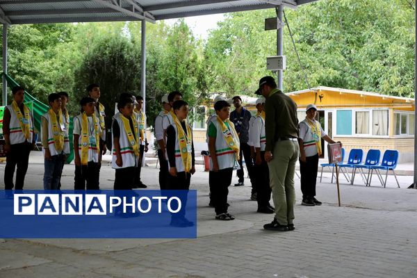 روز اول پیش اردوی ملی پیشتازان پسر سازمان دانش‌آموزی آذربایجان شرقی