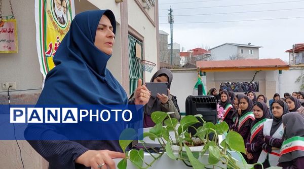 زنگ انقلاب در مدرسه پروین اعتصامی املش طنین انداز شد