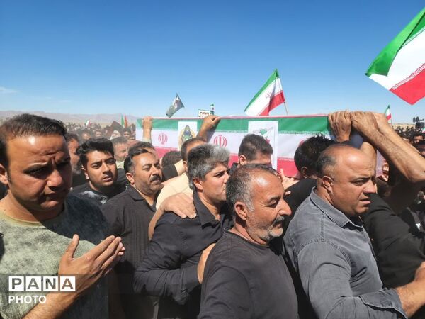 تشییع باشکوه  دومین شهید ابرکوه
