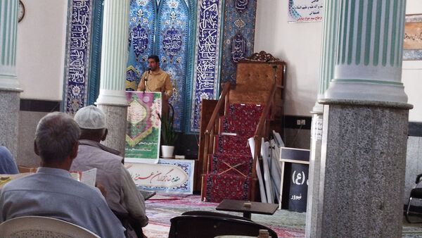 اقامه‌ نماز عید سعید قربان در مسجد امام‌حسین(ع) شهر نیم ور