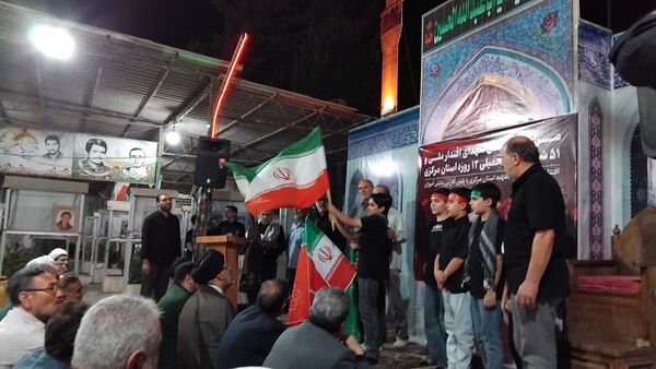مراسم اربعین شهدای اقتدار ملی و افتتاحیه کنگره ۶۲۰۰ شهید استان مرکزی با نقش‌آفرینی دانش‌آموزان