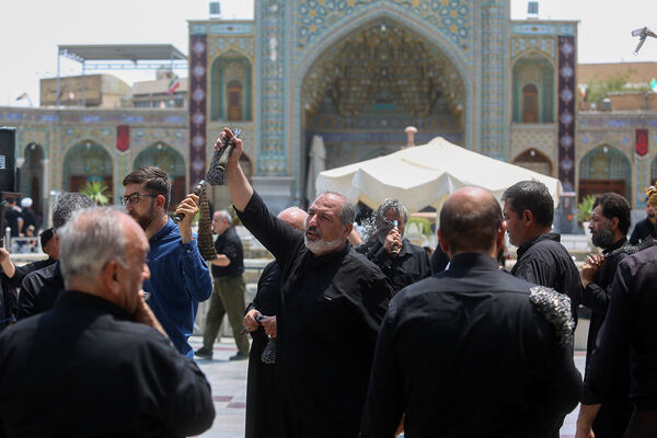 عزاداری شهادت دختر سه ساله امام حسین(ع) در قم