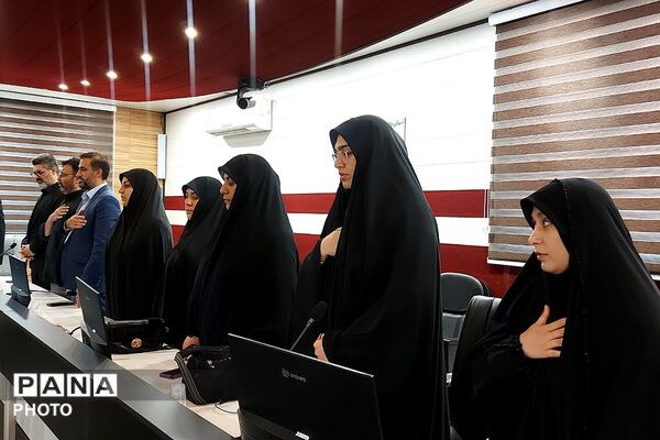 آیین تودیع و معارفه فرمانده بسیج دانش‌آموزی اداره آموزش و پرورش کهریزک 